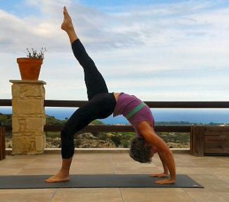 Outdoor yoga