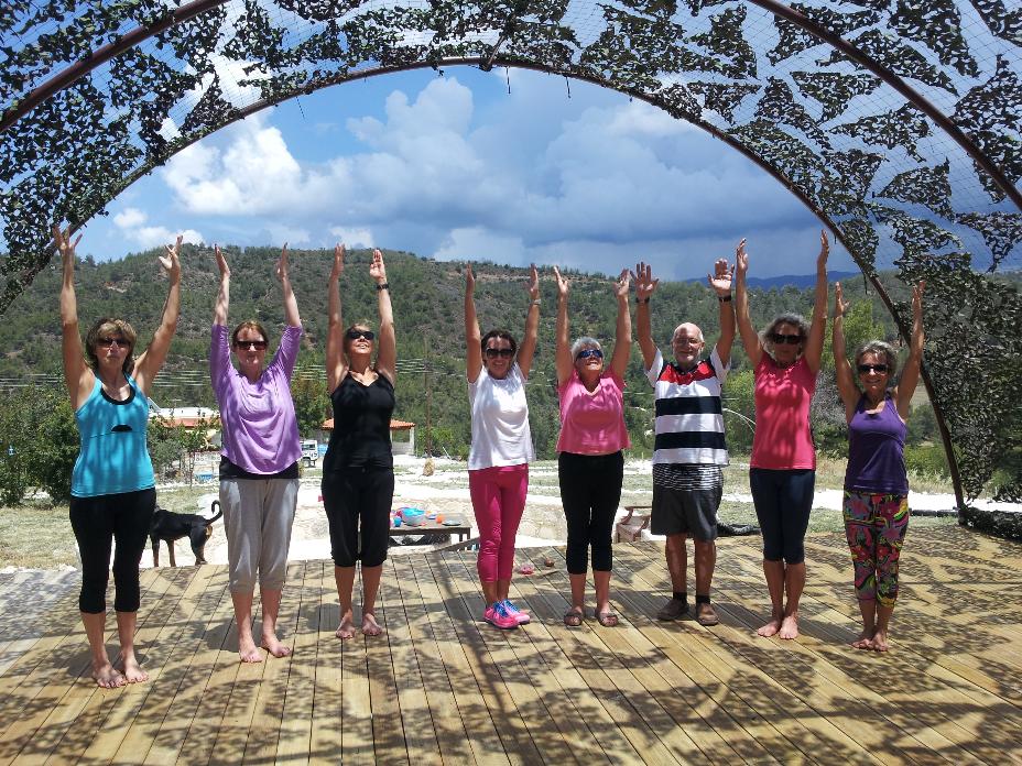Yoga workshop in nature with Not Just Yoga